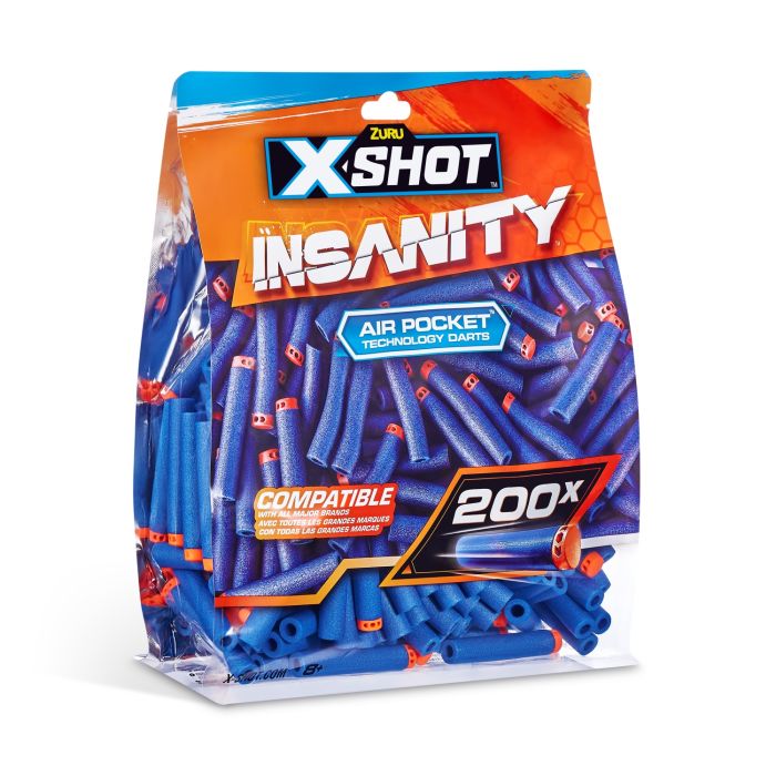 ZURU X-SHOT INSANITY 200 DARTS PACK